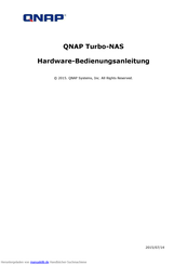 QNAP TS-853S Pro (formerly SS-853 Pro) Bedienungsanleitung