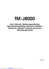 Epson TM J-8000 Bedienungsanleitung