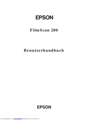 Epson FilmScan200 Benutzerhandbuch