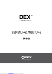Widex Dex Bedienungsanleitung
