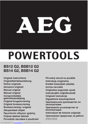 AEG BS12 G2 Originalbetriebsanleitung