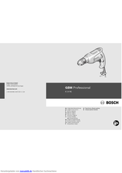 Bosch GBM 6 Professional Originalbetriebsanleitung