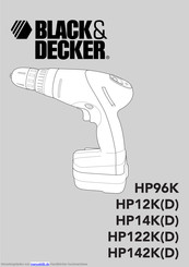 Black & Decker HP142K Handbuch