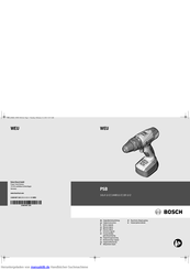 Bosch PSB 14,4 LI-2 Originalbetriebsanleitung