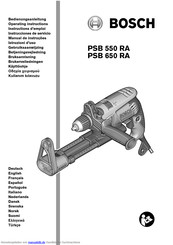 Bosch PSB 650 RA Bedienungsanleitung
