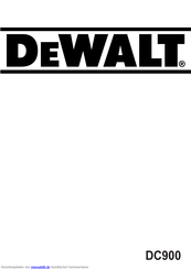 DeWalt DC900 Handbuch