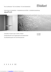 Vaillant aquaPLUS VUI 282-7 Installationsanleitung