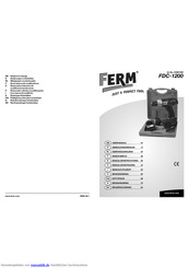Ferm FDC-1200 Gebrauchsanweisung