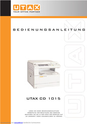 Utax CD 1015 Bedienungsanleitung