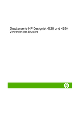 HP Designjet 4020 Handbuch
