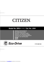 Citizen J304 Betriebsanleitung