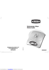 Xavax 92691 Maya Bedienungsanleitung