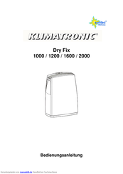 Suntec Klimatronic Dryfix 1000 Bedienungsanleitung