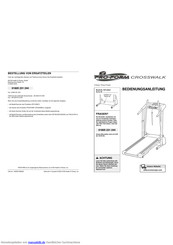 ProForm Crosswalk PETL56521 Bedienungsanleitung