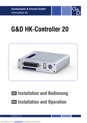 G&D HK-Controller 20 Bedienungsanleitung