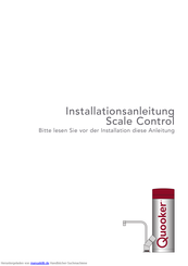 Quooker Scale Control Installationsanleitung