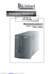 Liebert PowerSure ProActive Benutzerhandbuch
