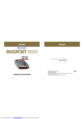 Escort PASSPORT X50 EURO Bedienungsanleitung