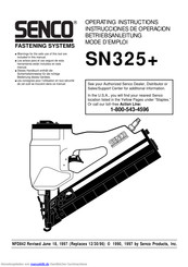 Senco SN325+ Betriebsanleitung