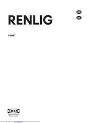 Ikea RENLIG Handbuch