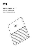 WD My Passport Bedienungsanleitung