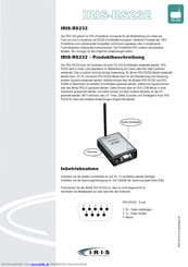 IRIS RS232 Handbuch