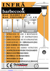Barbecook INFRA FIX Performant Gebrauchsanleitung Und Aufbauanleitung