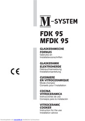 M-System FDK 95 Gebrauchsanweisung Und Installationsanleitung