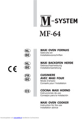 M-System F 96 Gebrauchsanweisung Und Installationsanleitung