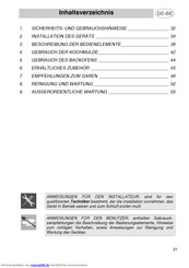 Smeg a 1 c ca 2 Gebrauchsanweisung