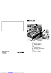Siemens er 947501 inox Gebrauchsanweisung