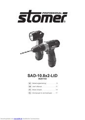 Stomer SAD-10.8x2-LtD Bedienungsanleitung