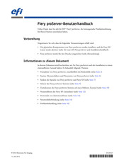 EFI Fiery proServer Benutzerhandbuch