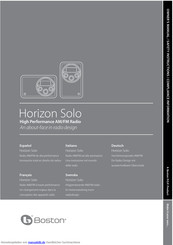 Boston Horizon Solo Benutzerhandbuch