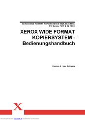 Xerox 8850 Bedienungsanleitung