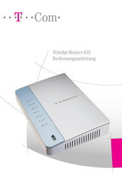 T-COM Teledat Router 631 Bedienungsanleitung