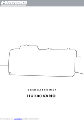 Huvema HU 300 VARIO Bedienungsanleitung