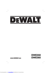 DeWalt DWE560 Originalanweisungen
