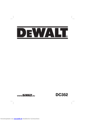 DeWalt DC352 Anleitung