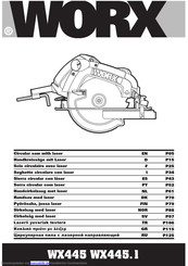 Worx WX445.1 Originalbetriebsanleitung