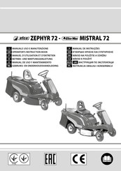 Efco Zephyr 72 Betriebs- Und Wartungsanleitung