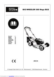 Gude 95125 Bedienungsanleitung