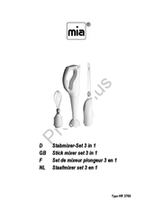 MIA HR 3769 Handbuch