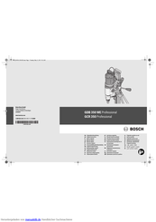 Bosch GCR 350 Professional Originalbetriebsanleitung