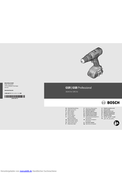 Bosch GSR 14,4-2-LI Professional Originalbetriebsanleitung