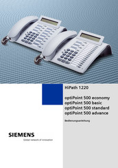 Siemens HiPath 1220 Bedienungsanleitung