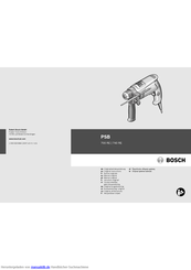 Bosch psb 740 re Originalbetriebsanleitung
