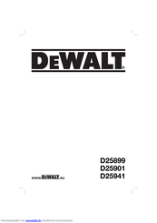 DeWalt d25901 Handbuch