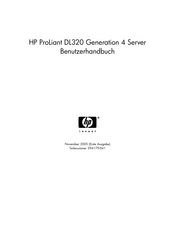 HP ProLiant DL320 Generation 4 Benutzerhandbuch