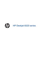 HP Deskjet 6520 series Handbuch